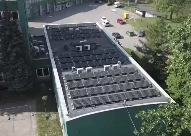 Instalacja PV na budynku Atrion firmy Gredan w Tychach