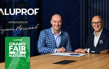 Aluprof i Szymon Marciniak w duecie dla zrównoważonego budownictwa